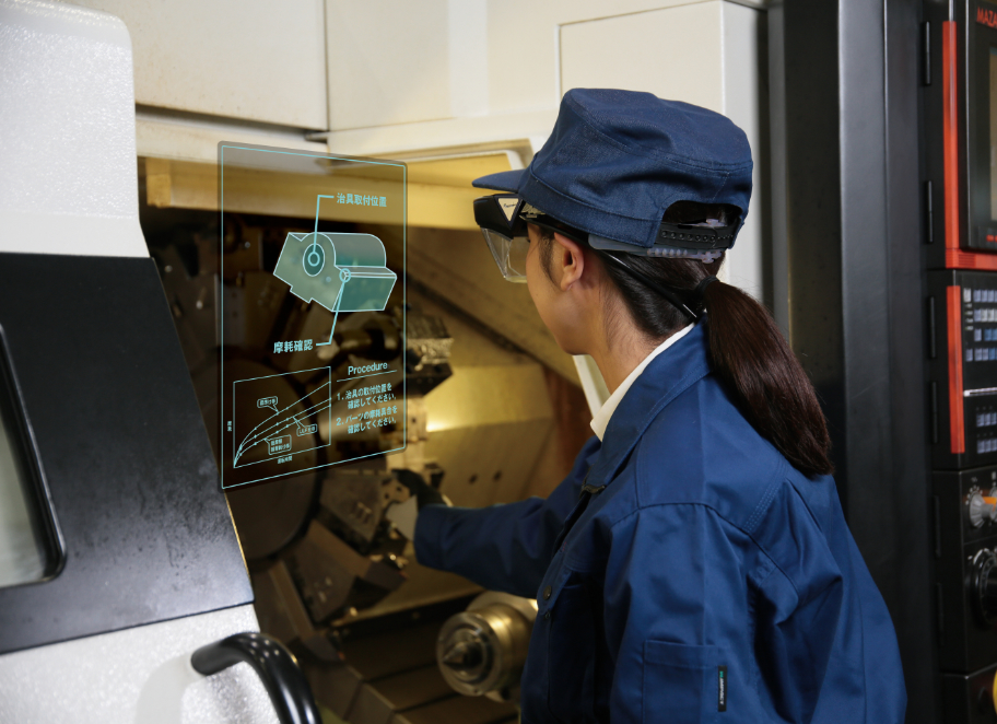 スマートグラス 装着事例2