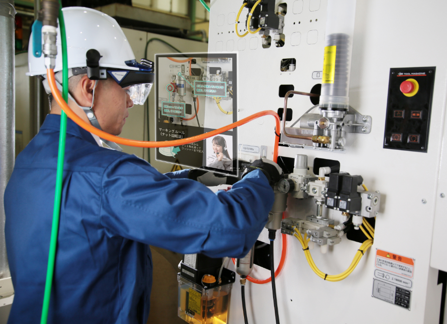 スマートグラ 装着事例3