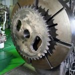 大型スプロケットの修正