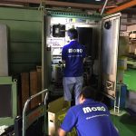 工作機械サーボアンプ交換作業