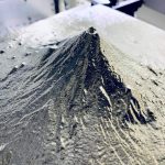 アルミ合金を加工して「富士山」製作!