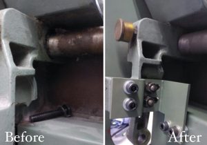 製糸加工機　ニット製品用　機械修理